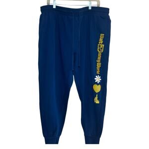 Walt Disney World Blue Jogger Sweat Pants Plus Size 1X